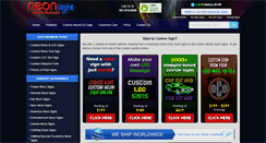 Desktop Screenshot of neon-light.net